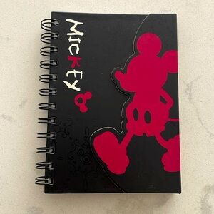 Mickey Autograph Mini Notebook - Black